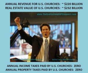 Most Christian church leaders are rich people